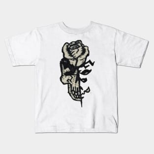 SKULL ROSE Kids T-Shirt